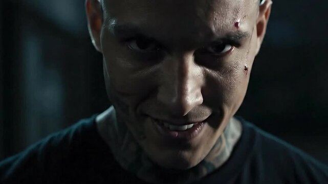 Criminal Stares Menacingly Into Camera