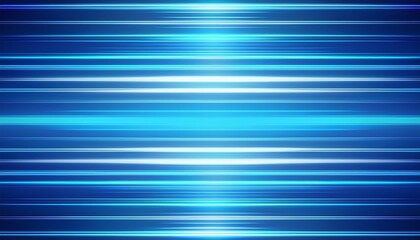 Fototapeta premium glowing horizontal lines on a blue gradient background