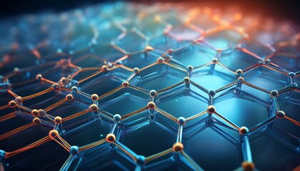 layered molecular structure with graphene lattice and translucent sheets
