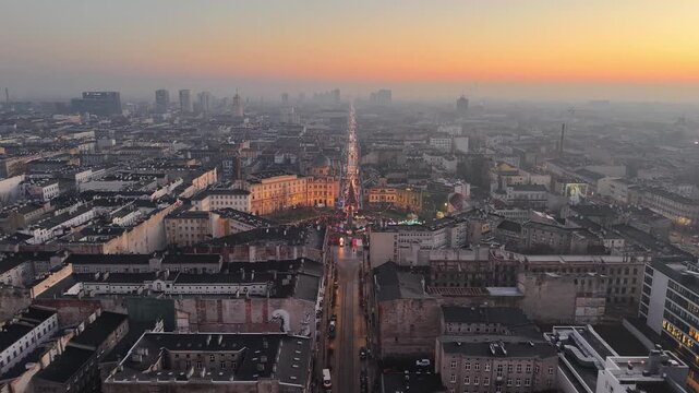 Plac Wolności, Ł&oacute;dź, Polska	