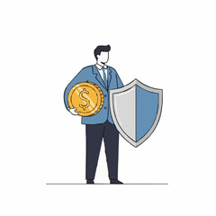 businessman with money