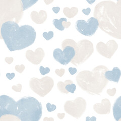 Hearts seamless Pattern 