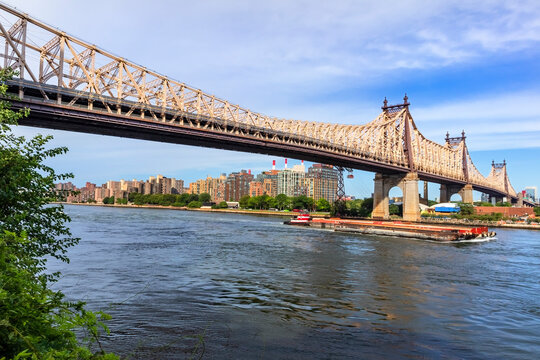 Summer Glow on the Ed Koch Queensboro Bridge, Connecting Manhattan and Queens