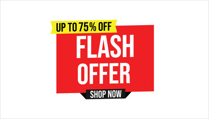 flash offer up to 75% off shop now