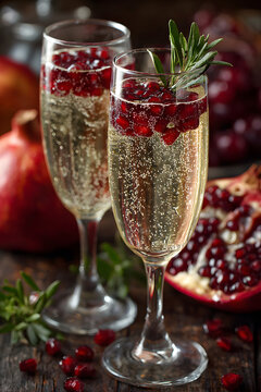 Mit Sekt an Neujahr ansto&szlig;en