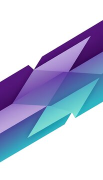Abstract Purple and Teal Geometric Diagona