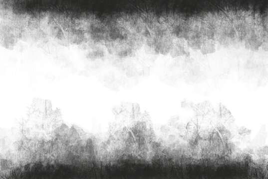 Fondo abstracto con bordes lineales en tonos negros y grises.