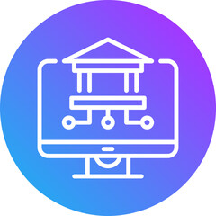 Digital exchange icon for digital finance, business, website, application, printing, document, poster design, etc