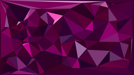 Purple Low Poly Abstract Polygon Background © Zahangir
