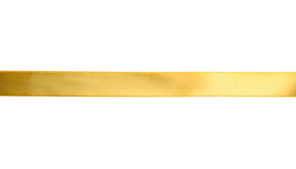 A horizontal, metallic gold band with texture on a solid black background