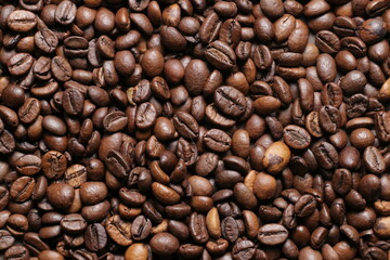Fototapeta premium Coffee close up studio shot over