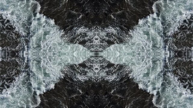 Conceptuel and enigmatic vision os waves