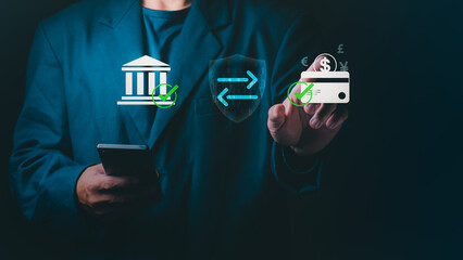 The transmission of transaction data between banks and customers, who pay via card or popular online payment systems, is highly secured to prevent theft, phishing, and ransomware.