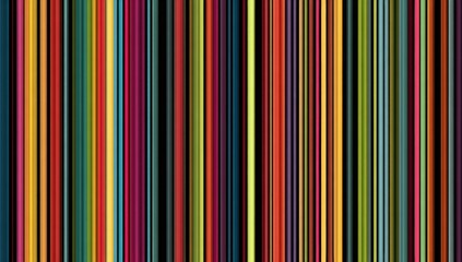 Vertical stripes of vibrant colors
