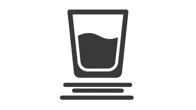 Glass with Water Icon