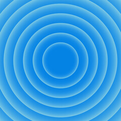 Blue background with outer gradient circles