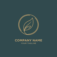 vector illustration of a wellness logo company