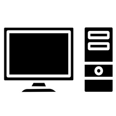 vector computer monitor icon