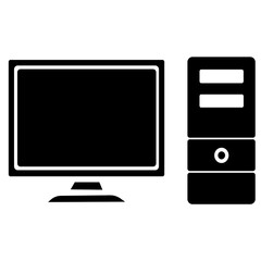vector computer icon set