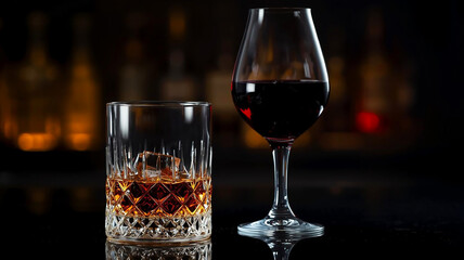ウイスキーとワイン