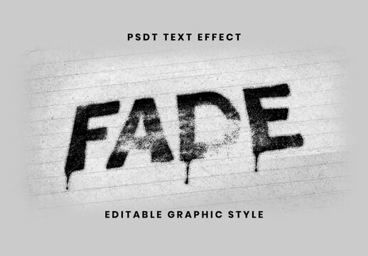 Spray Graffiti Drip Text Effect