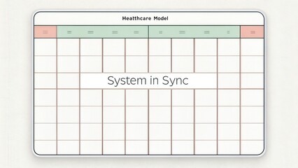Detailed Healthcare Model Template with Synchronization Concept for Organized Patient Management and Care Solutions