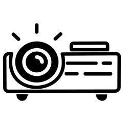 vector projection device icon