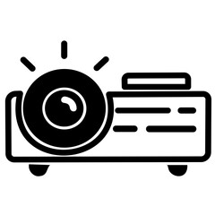 presentation projector icon vector illustration