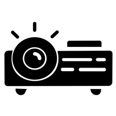 presentation projector icon vector