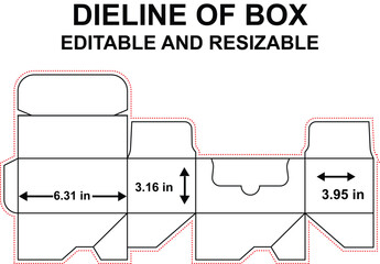 Custom dimensions display boxes/stands auto lock bottom dieline