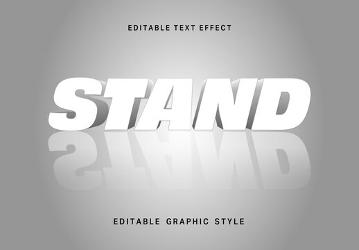 Bold Beveled Shadow Text Effect