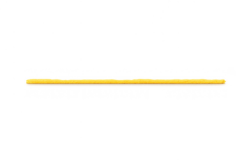 Yellow textured straight line divider on transparent background presenting a visual design element