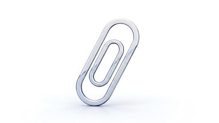 Obraz premium paper clip isolated on white