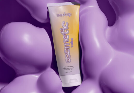 Cosmetic Tube Mockup