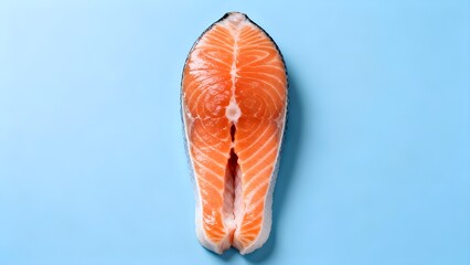 raw salmon fillet