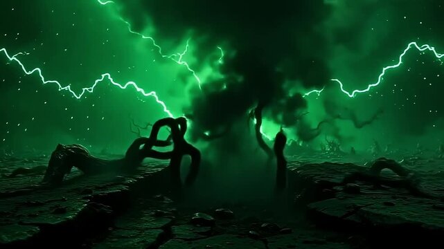 The toil rive and explode with drear shade flash, inglorious tendril wiggly below ampere luminescent immature stage thrill with misshapen echoes.