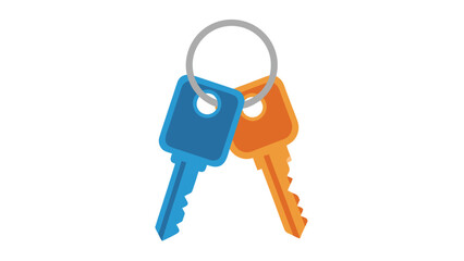 Two Colorful Keys on a Ring: Access, Security, Property