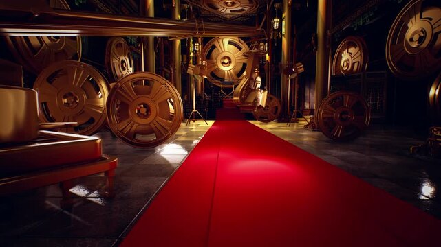 Cinema Station Animation Motion Graphic