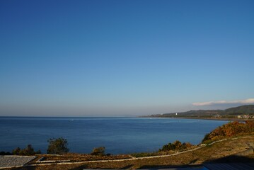 view of Pacific Ocean from Aki City, Kochi - Japan