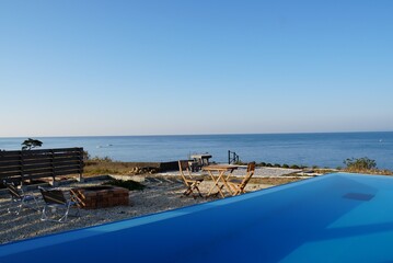 view of Pacific Ocean from Aki City, Kochi - Japan