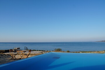 view of Pacific Ocean from Aki City, Kochi - Japan