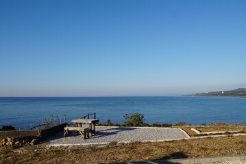 view of Pacific Ocean from Aki City, Kochi - Japan