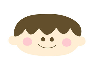 ゆるい可愛い子供の男の子のイラスト