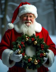 santa claus with gifts