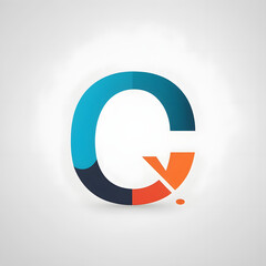 Modern Multicolor Segmented Letter  Logo