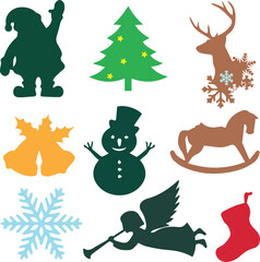 Naklejka premium Christmas vector | Premium Vector