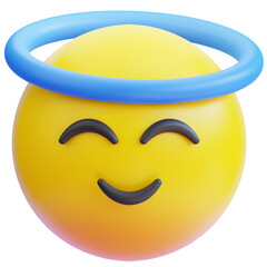 3D Angel Emoji