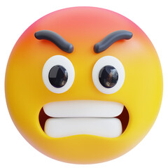 3D Angry Emoji