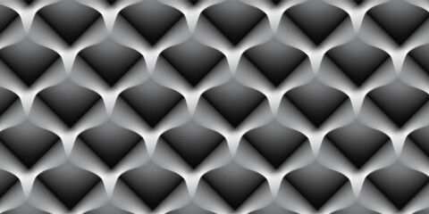 Luxury upholstered backdrop. Stitched layered background pattern. vector, eps10