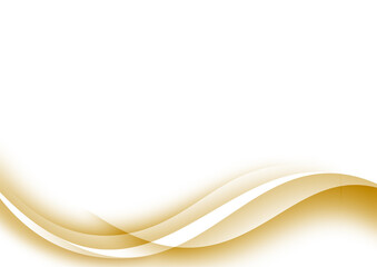 SIMPLE GOLD WAVE ABSTRACT BACKGROUND DESIGN